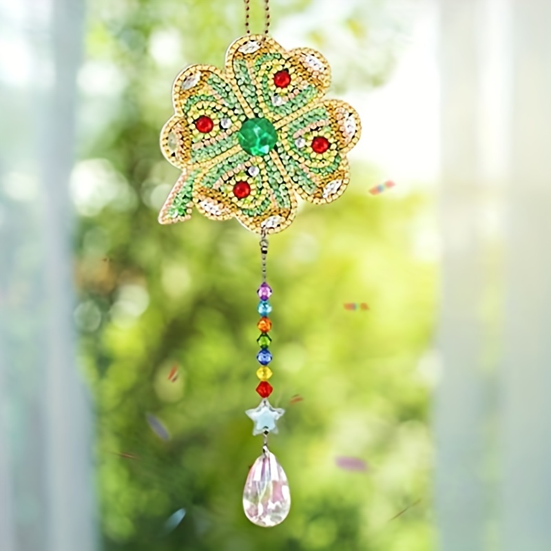 Diamond Painting Wind Chime Double Sided Crystal Gem Paint - Temu