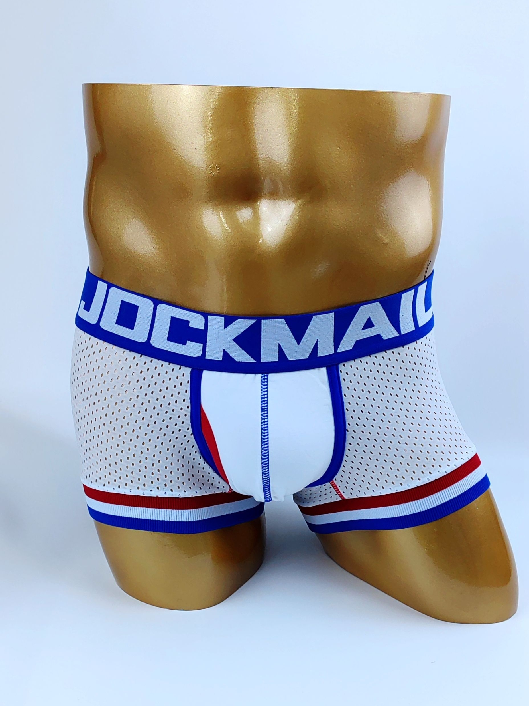 JOCKMAIL Nylon Ice Silk Lounge Shorts Men's Boxers Sexy Side Split Underwear