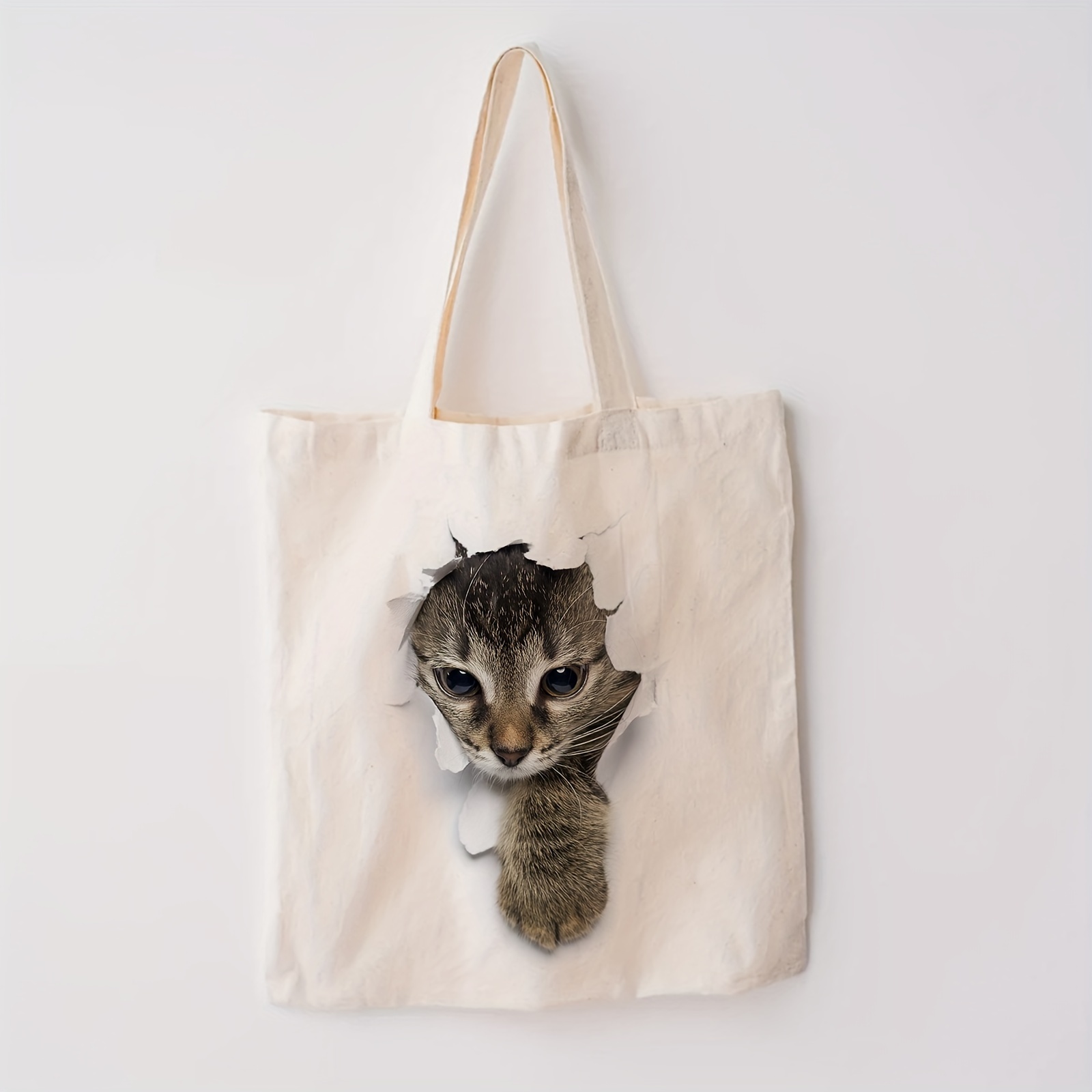 Borsa Tote Alla Moda Con Stampa Di Gatti Divertenti Borsa A - Temu Italy