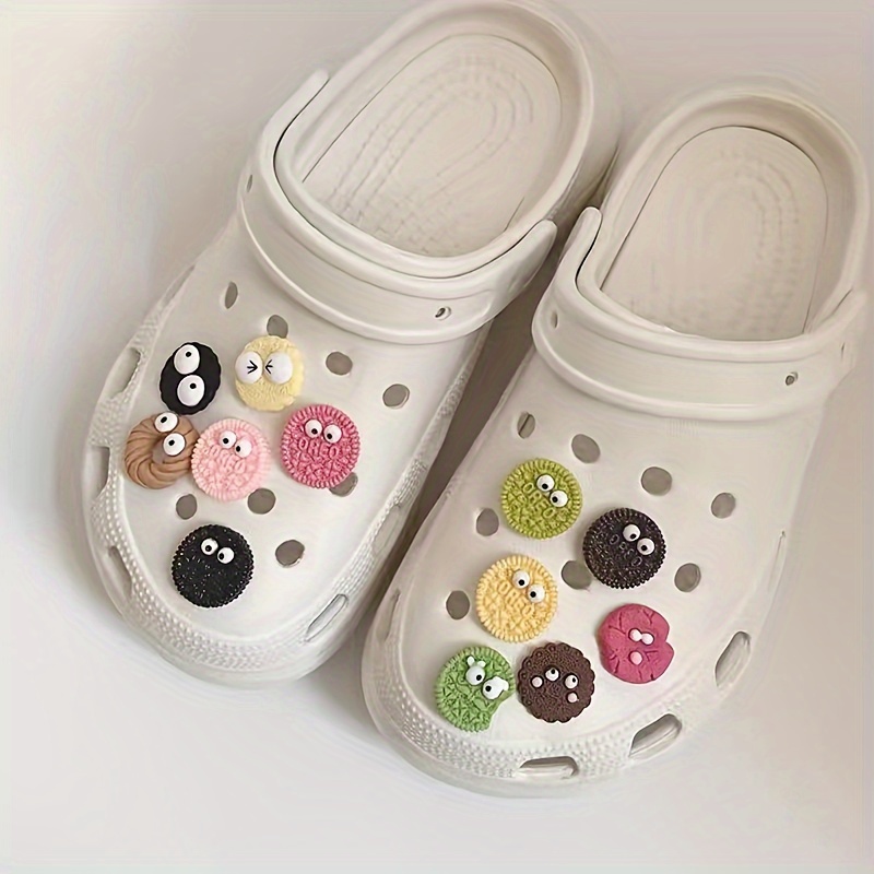 4/6/10/12pcs Sloth Series Kawaii Cartoon Shoes Charms for Clogs Sandals Decoration, Shoes DIY Accessories,Temu