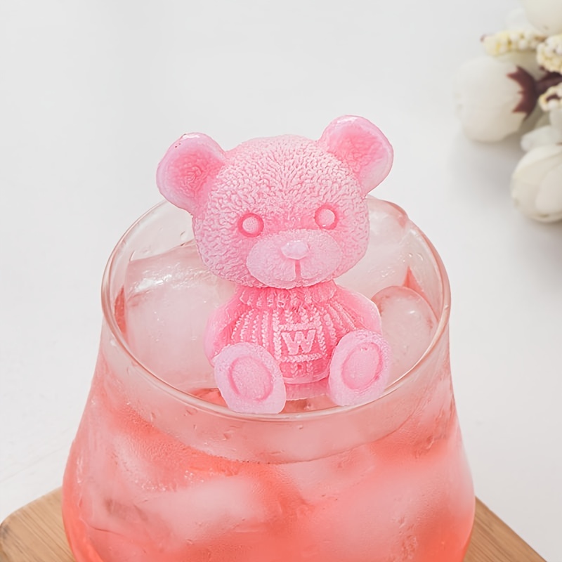 Silicone Mold Bear Shape Ice Cube Maker Chocolate Cake Mould Candy