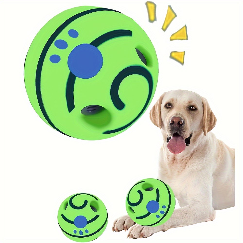 Squeaky Wag Dog Toy Interactive Wobble Ball Dog Toys, Fetch Balls Funny  Giggle Teeth Cleaning Pet Balls, Chewing Play Touch Training Supplies Safe  Herding Ball For Small Medium Large Dogs - Temu