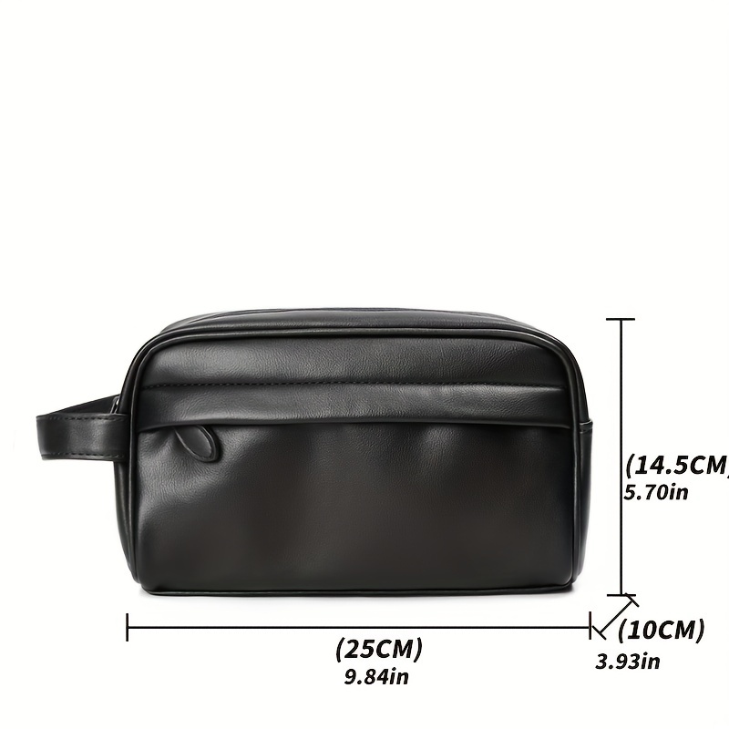 Men's Business Clutch Bag Portable Cosmetic Case Toiletry Bag