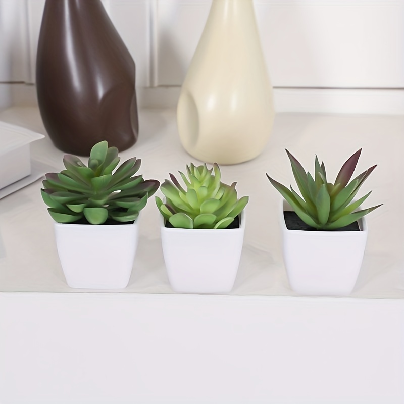 Künstlicher Kunststoff Kaktus Sukkulenten Kaktusfeigen-Topfpflanze Kein  Topf Umweltfreundliche Simulation Home Office Desktop Dekoration Heiß