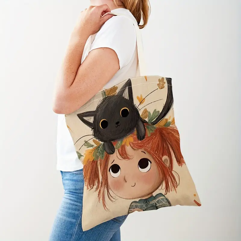 Fairy Tale World Lovely Tote Bag Cute Cartoon Shoulder Bag - Temu