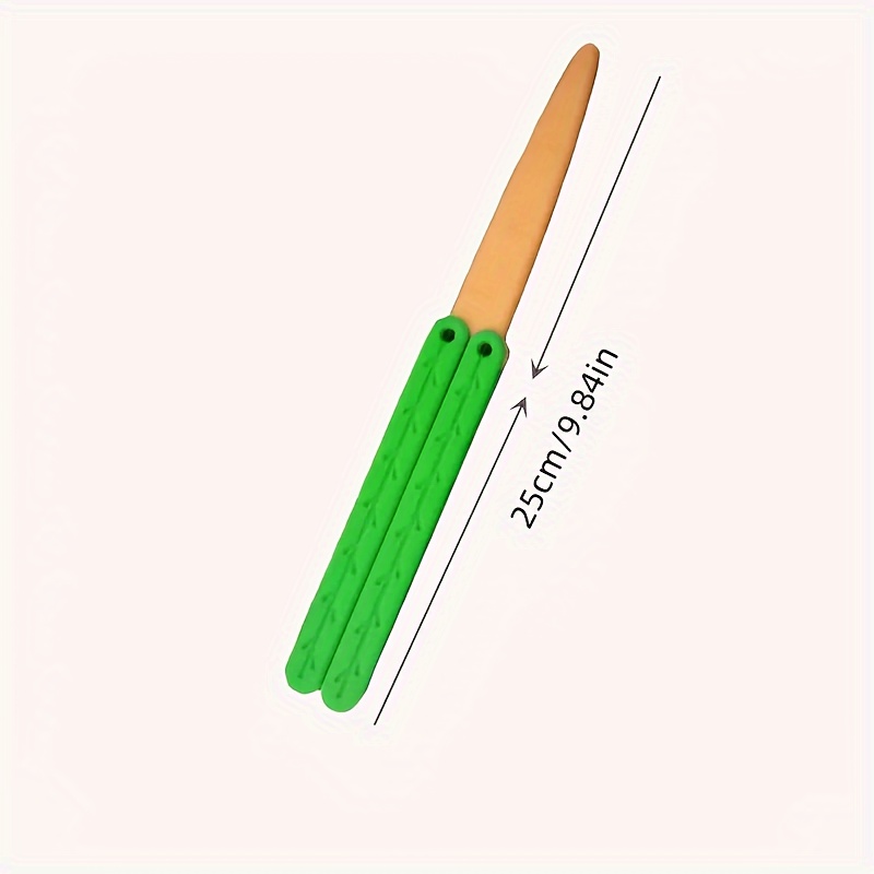 3D Burning Fire Butterfly Carrot Decompression Toy