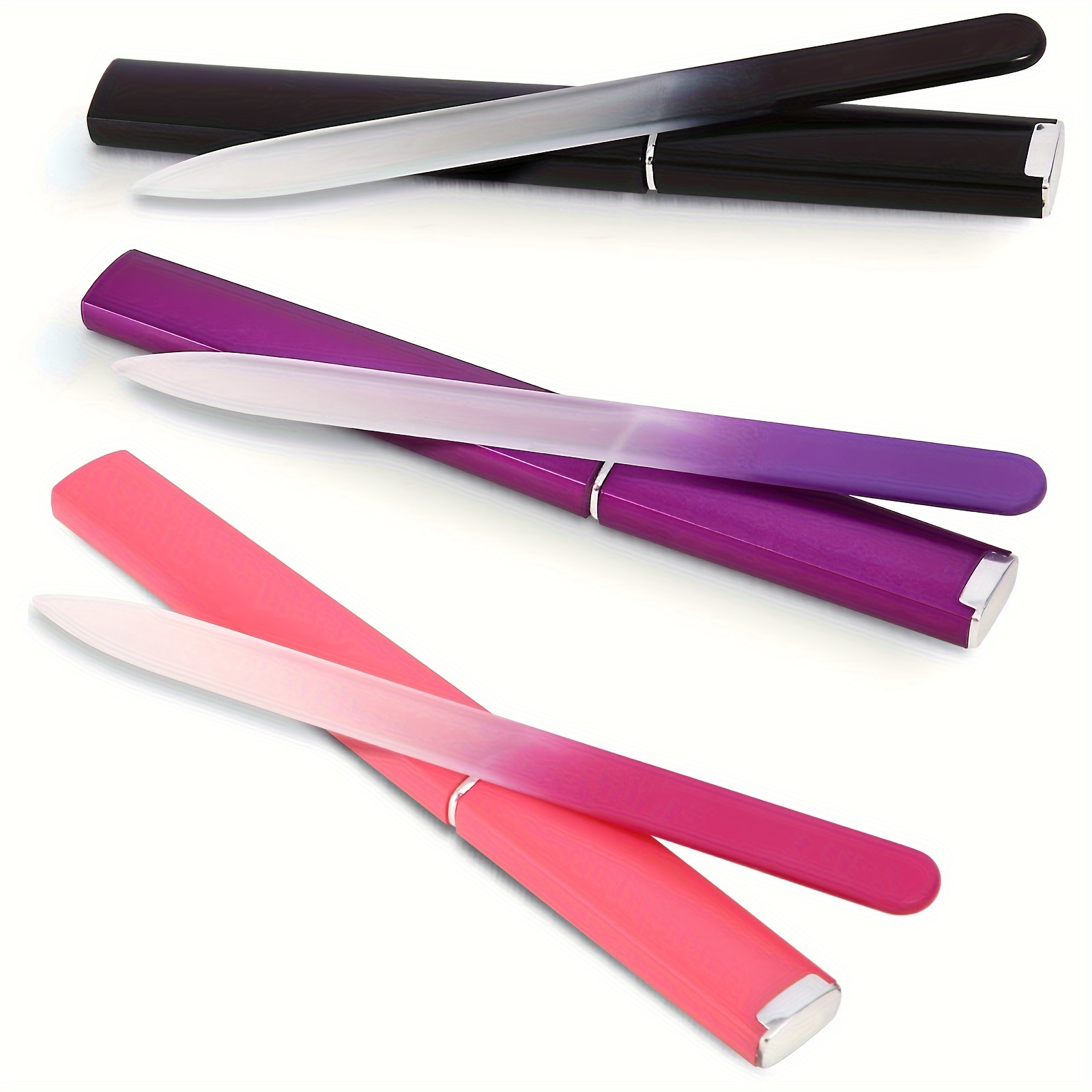 

1/3/10pcs Glass Nail Polishing Files, Sanding Strip Rubbing Strip, Polishing Strip Nail Files, Manicure Pedicure Tool