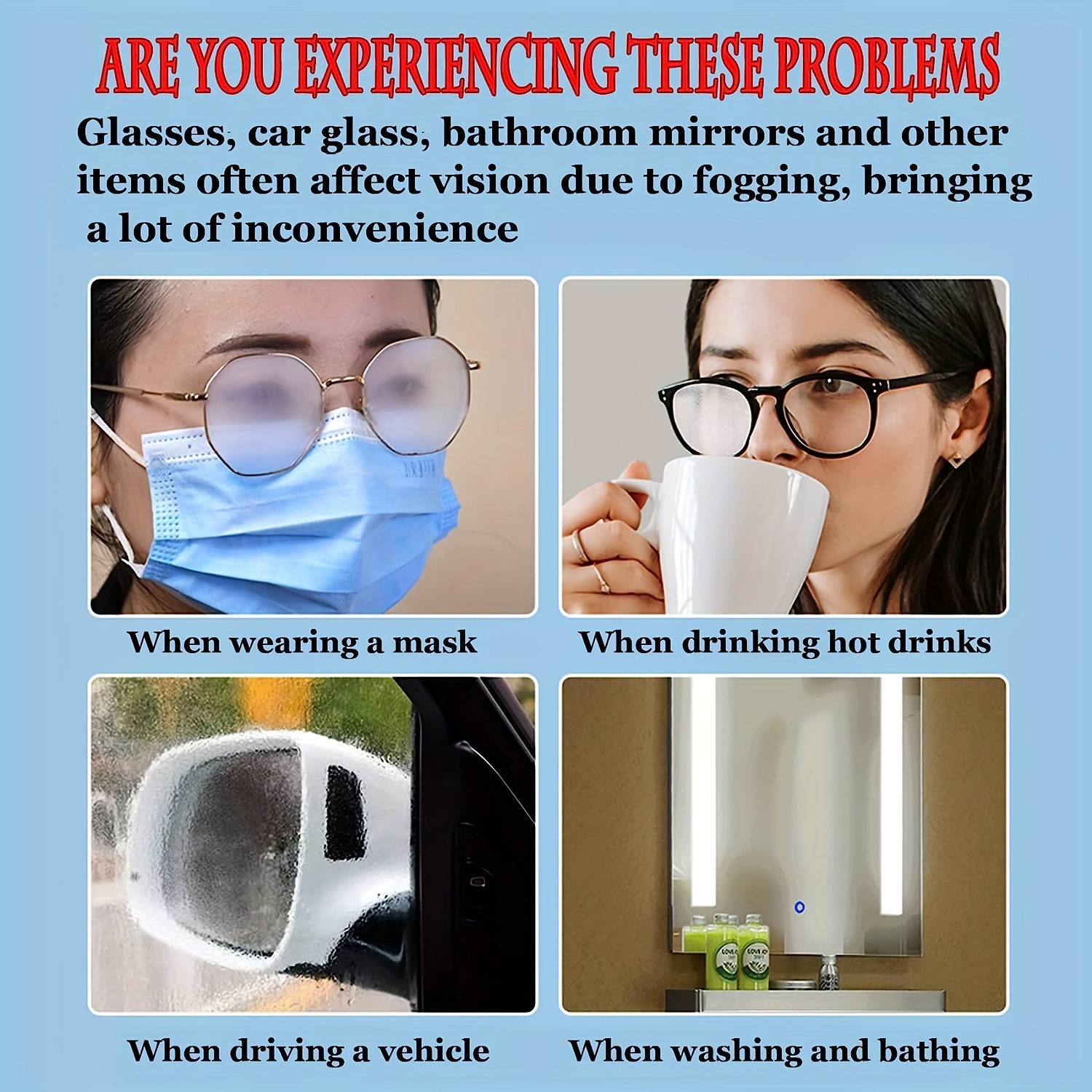 Toallitas para lentes 30x, toallitas limpiadoras de gafas prehumedecidas,  desempañador para estudiantes YONGSHENG 9024715760753
