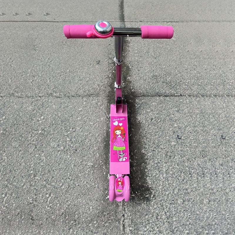 Escuter Para Niña Scooter Monopatin Plegable Acero Seguro Pink Scooter For  Girls