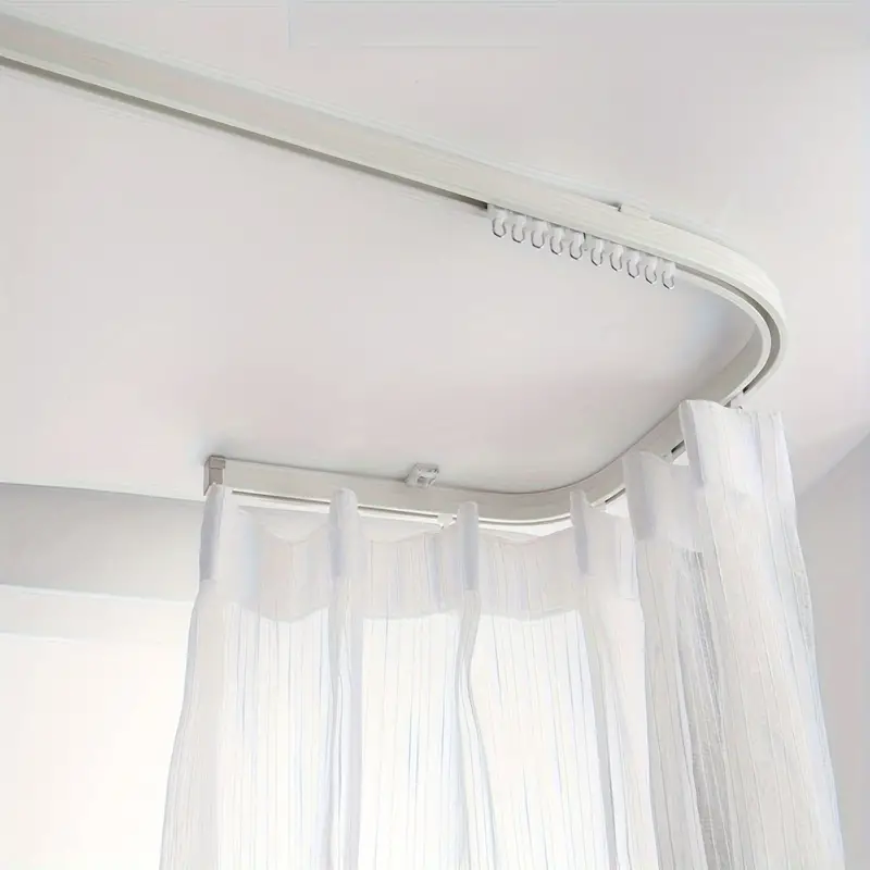 Flexible Shower Curtain Roller Track