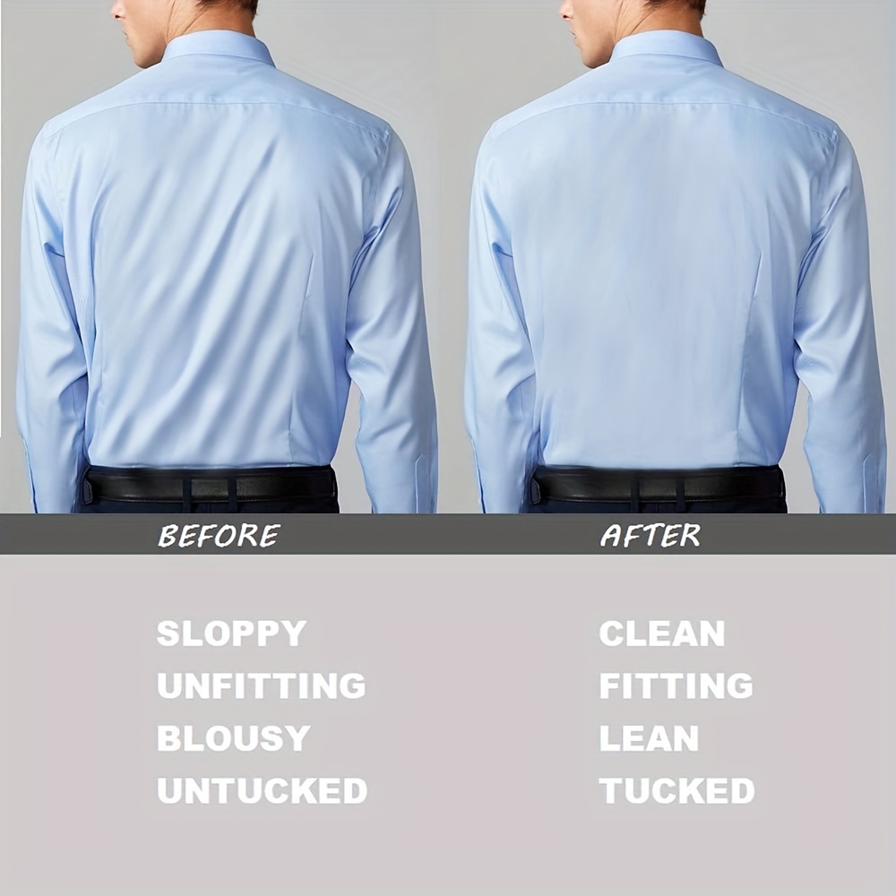 Mens Shirt Stays Upgrade Adjustable Elastic Garter Non-Slip Locking Clamps 2pcs Shirt Stays for Men Shirt Tucker for Men Adjustable Elastic Garter