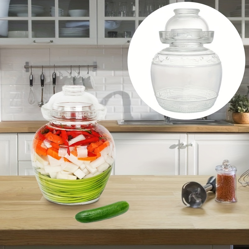 Tradineur - Botella de vidrio multiusos, bote, frasco facetado con tapa de  rosca, guardar agua, leche, zumo, bebidas (9 x 25,5 c