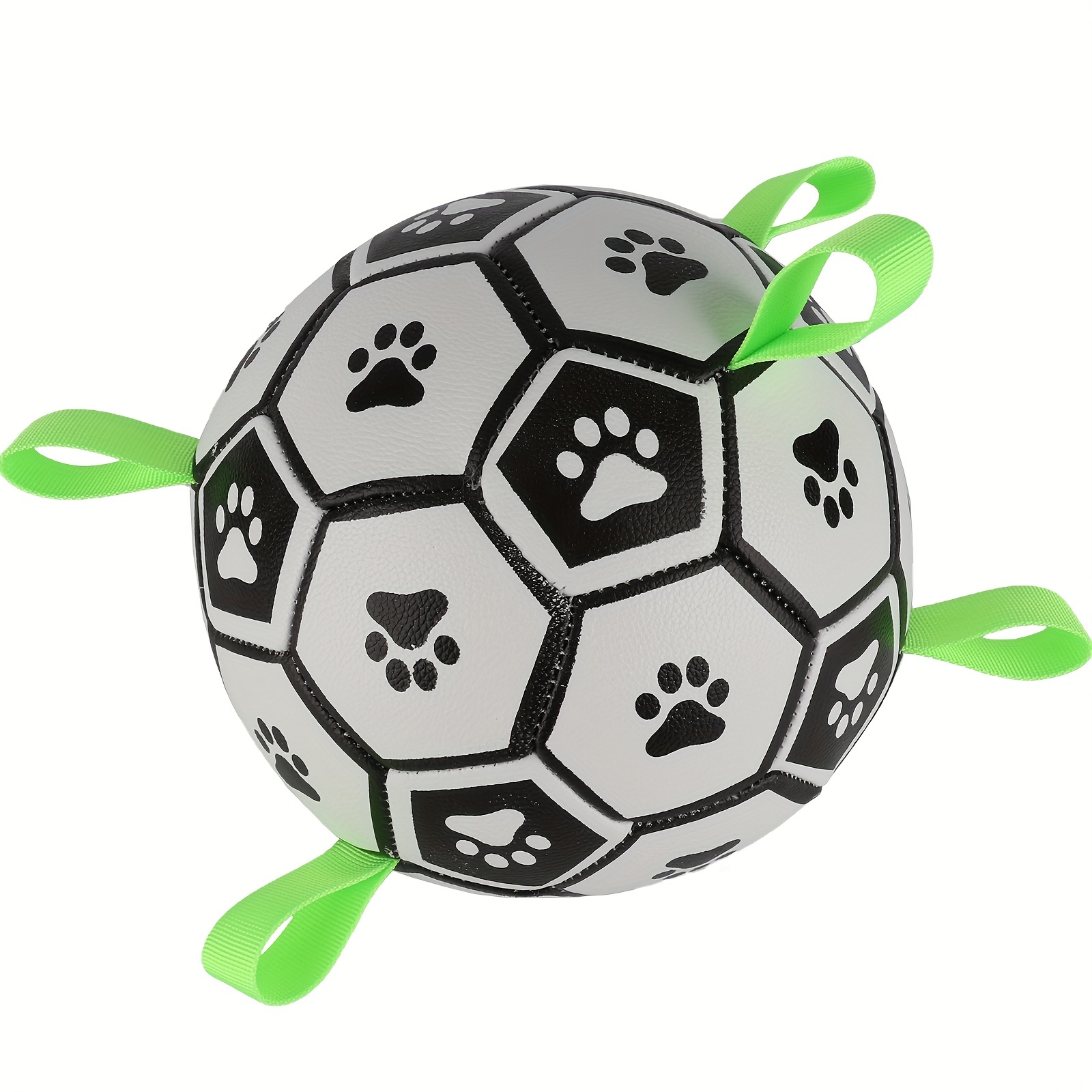 Herding Soccer Ball with Straps, Interactive Jolly Puppy Toys for  Aggressive Chewers, Tug of War, Birthday Gifts, Durable Water Toy World Cup  for Small & Medium Dogs