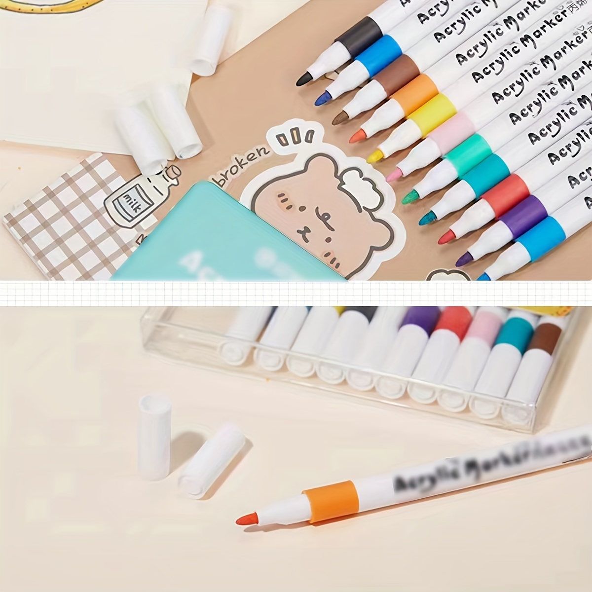 Student Anime Drawing Pen Watercolor Notebook Marker Pen Set - Temu