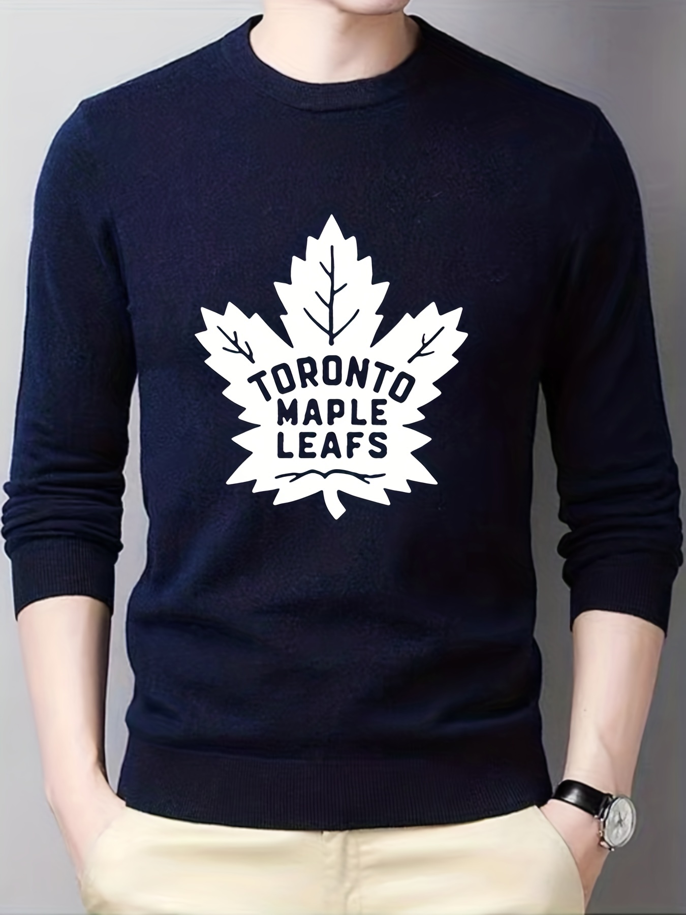 Toronto Maple Leafs Basic Knitted Sweater For Christmas