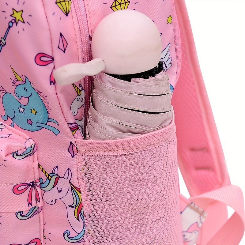 Kids Cartoon Backpack Large Capacity Lightweight Travel School Bag