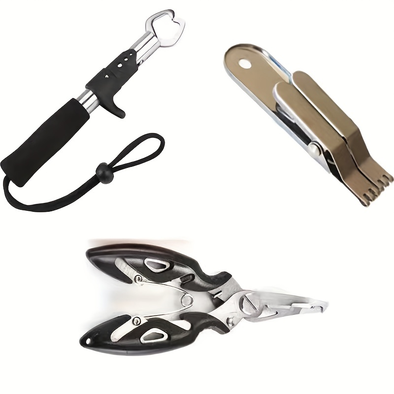 Lure Stainless Steel Fish Grip Curved Mouth Fishing Pliers - Temu United  Arab Emirates