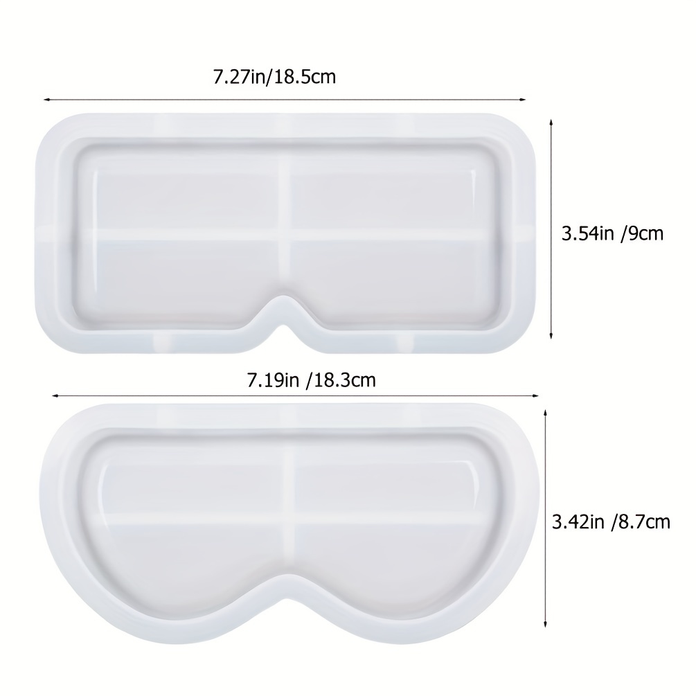 2 Stück Brillenablage silikonform Rechteckige Brillenform - Temu Austria