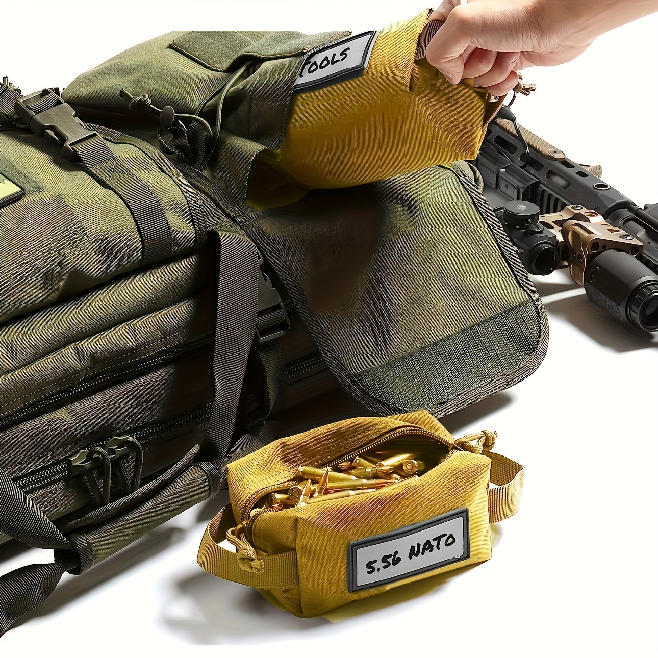 Outdoor Tactical Molle System Backpack Vest Accessories - Temu