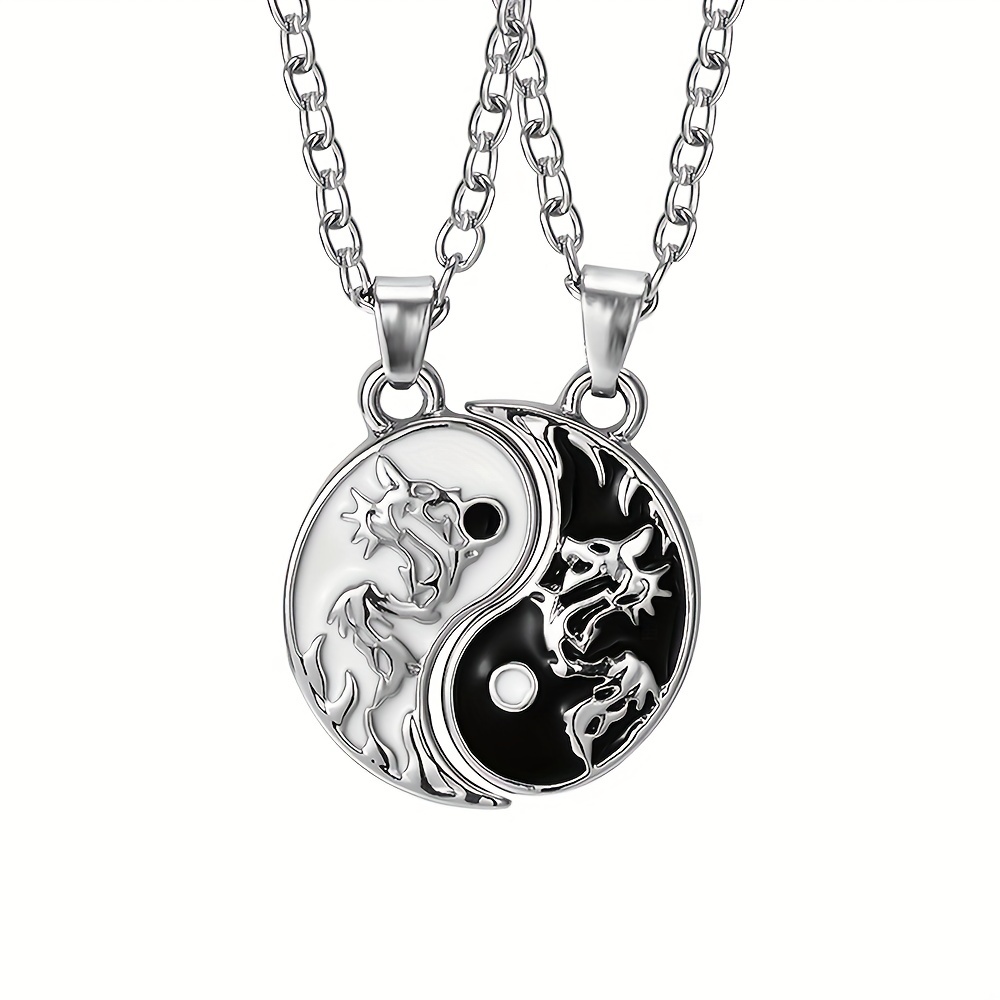 collana bff dragon tai pezzi e donne pendente Temu Italy