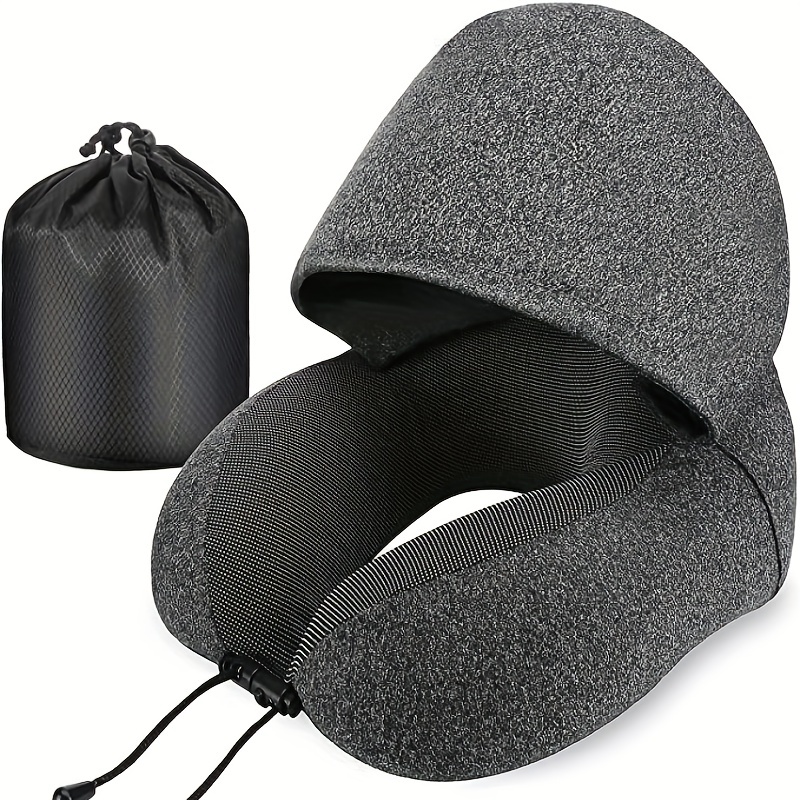 Almohada Viaje Almohada Espuma Viscoelástica Avión Soporte - Temu