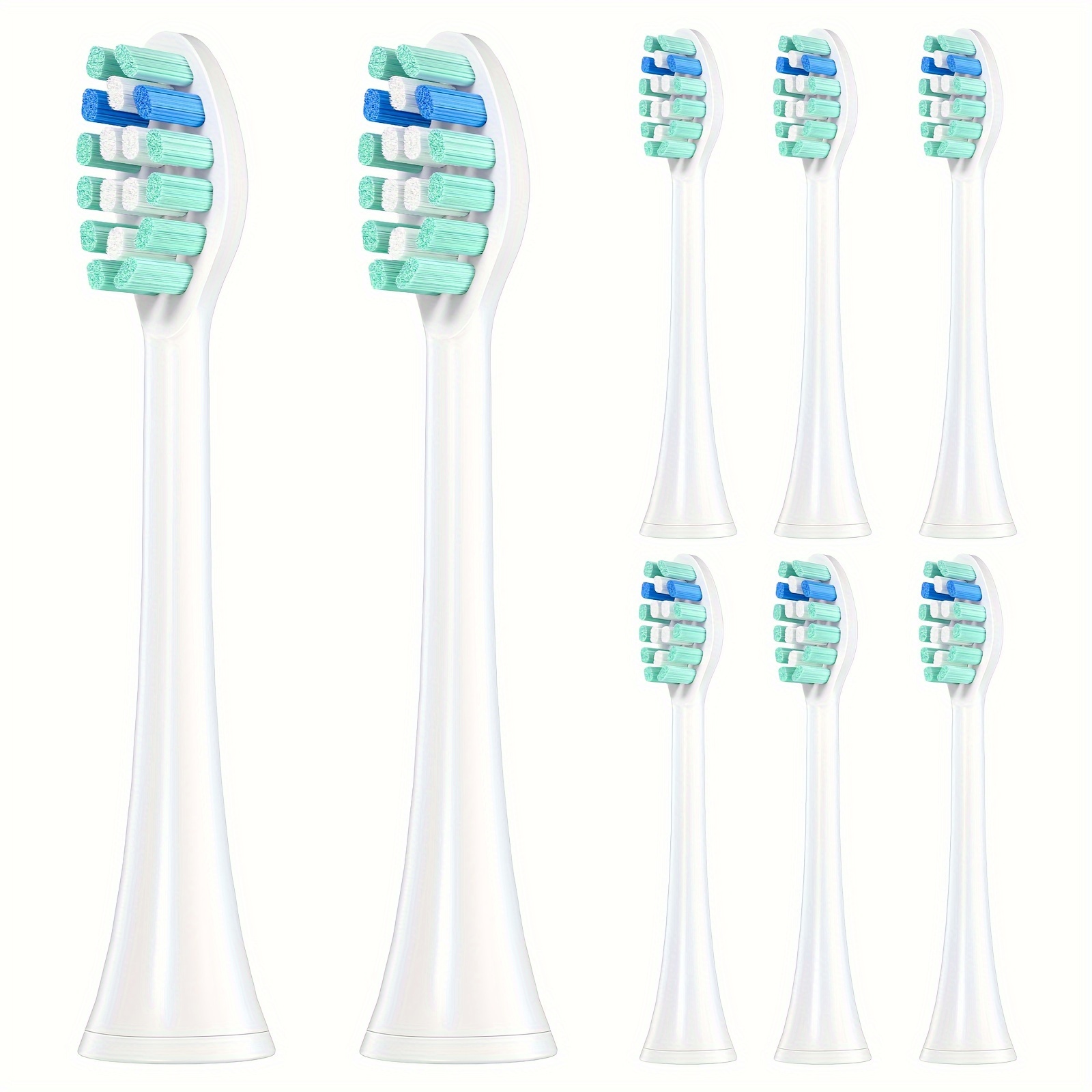 

Replacement Toothbrush Heads For Philips Sonicare Replacement Heads, Brush Heads Compatible With Phillips Sonicare Snap-on Electric Tooth Brushes, 8 Pack