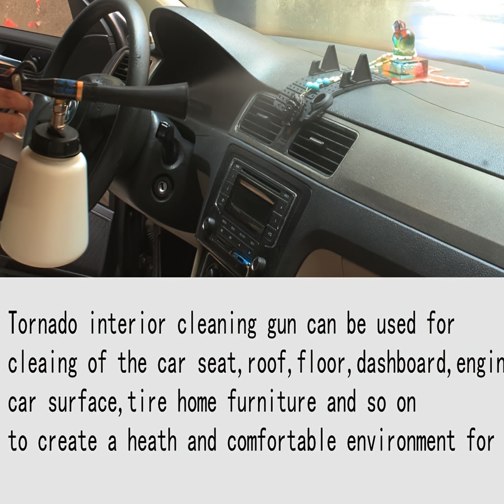 Pistola Limpieza Detalles Interiores Automóviles Tornado Air - Temu