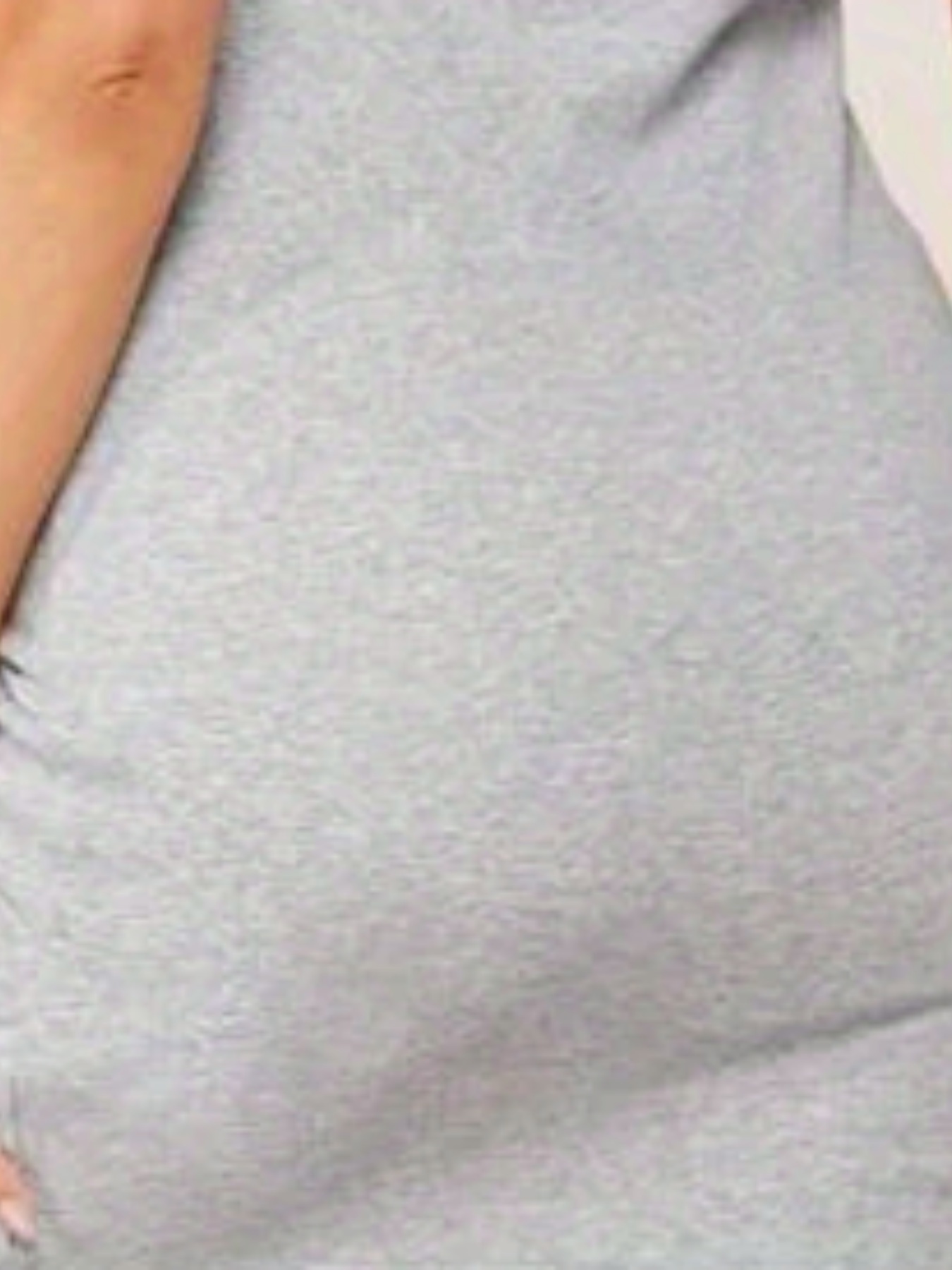 Women's Basic Short Sleeve Bodycon Maternity Dress for Casual Wear