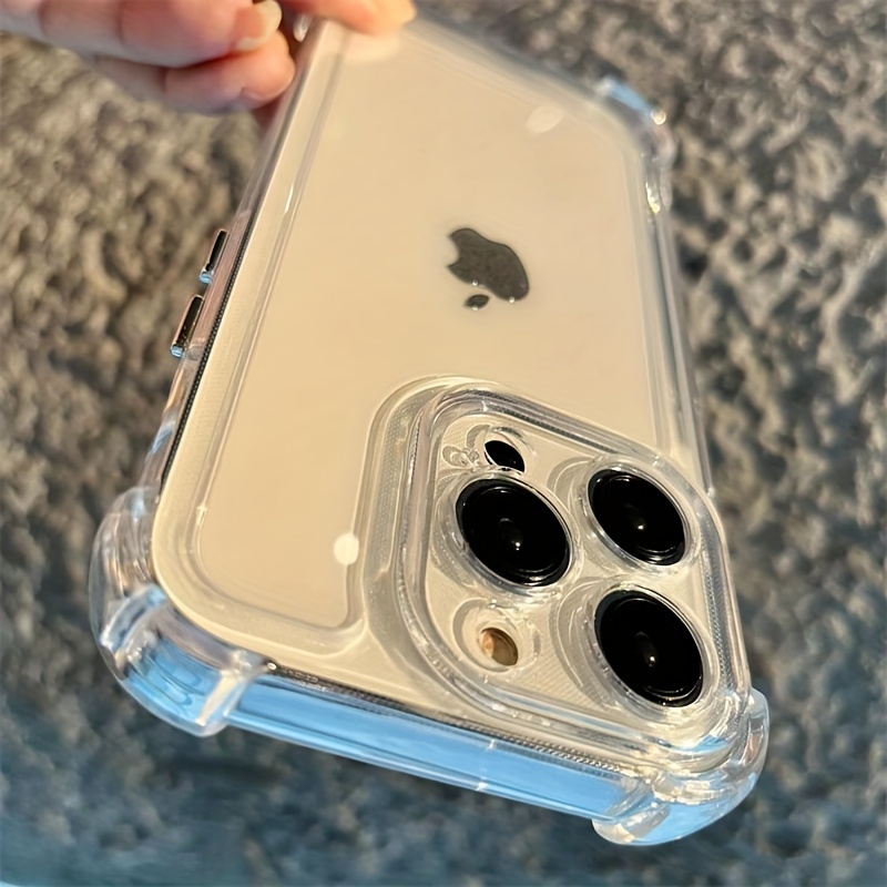 Durable iPhone 11 Pro Max Transparent Silicone Gold Case