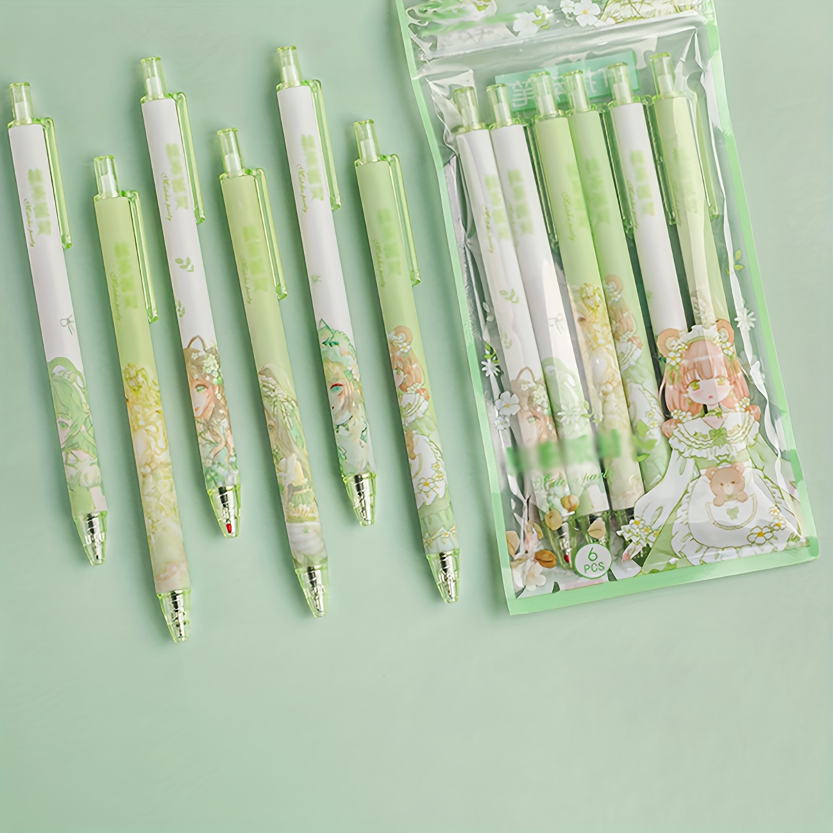 Matcha Press Gel Pen: Writing Smooth Cute Perfect For Office - Temu