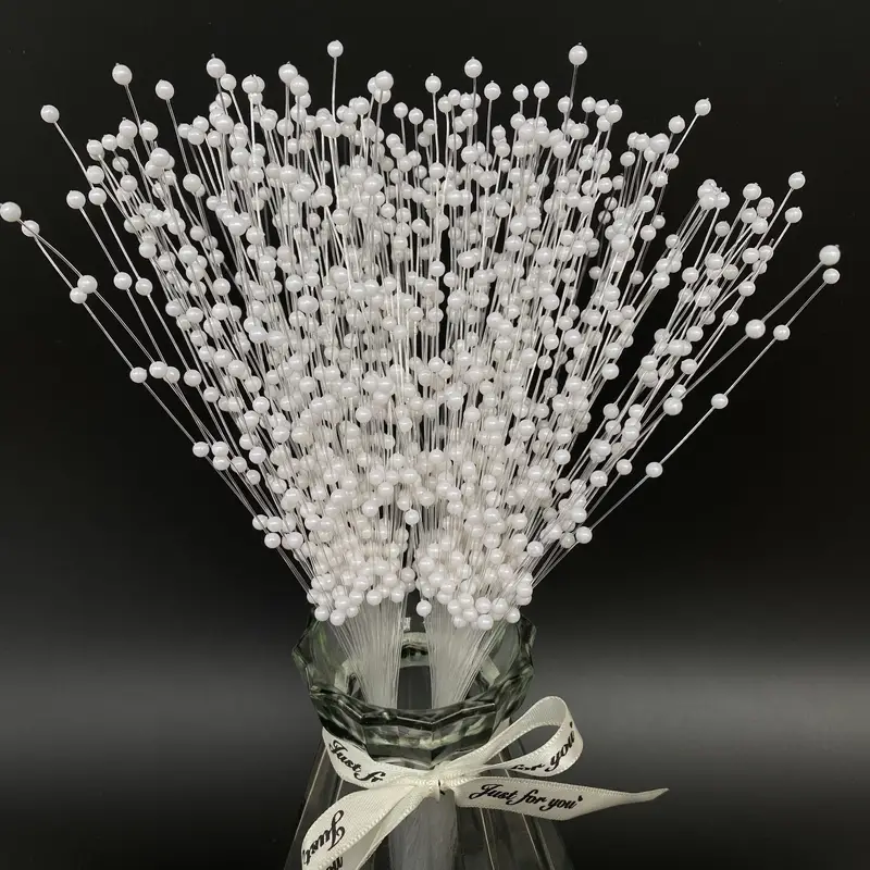 150stems Artificial Pearl Wedding Bouquet, Faux Pearl Chain DIY Pearl  Bouquet, Vase Decorative Pearls Flowers Bouquet, Halloween Decor, Wedding  Table