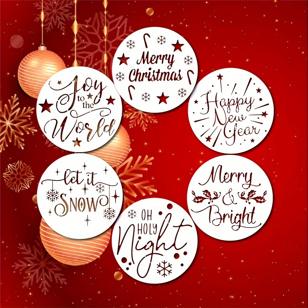Let It Snow Stickers - Houseplant Theme Stickers - Christmas