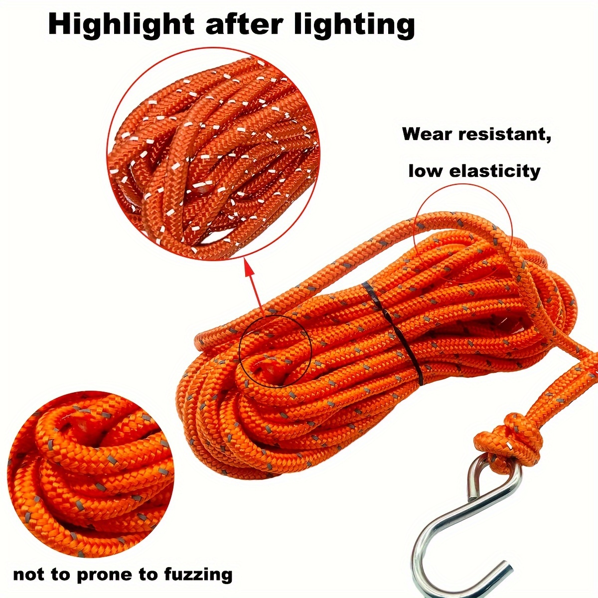 Camping Tent Tie Down Rope Tightener Fastening Pulley Ratchet Hangers  Awning Rope With Hook Canopy Buckle Rope Tightening Straps Tool, Shop On  Temu And start Saving