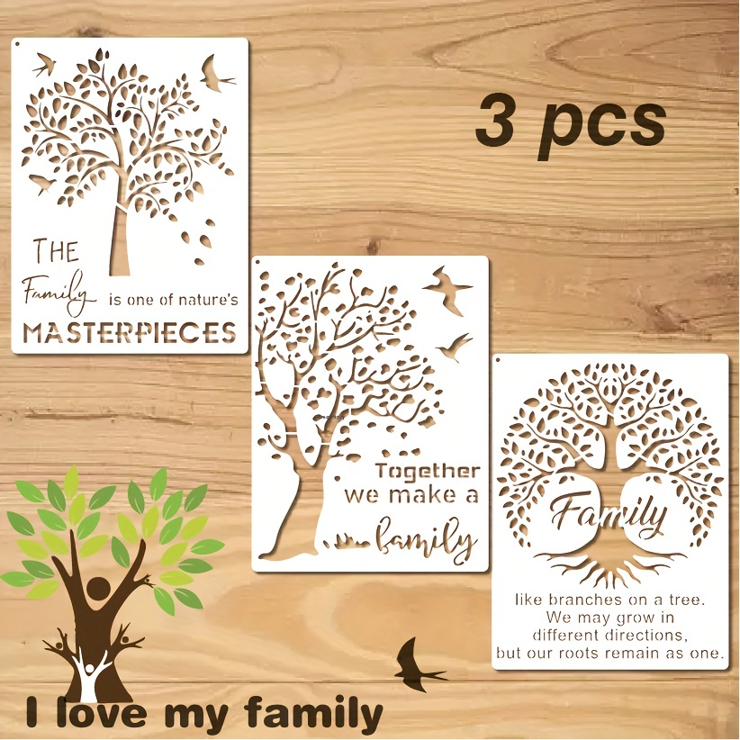 Tree Life Stencil Reusable Tree Pose Stencil Yoga Pose - Temu