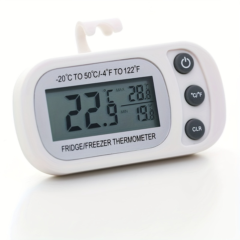 Digital Refrigerator Thermometer, Fridge Freezer Thermometer, Lcd Display  Max/min Recording Function And Magnet Back Case Thermometer For Kitchen  Home Temperature Monitor Thermometer, Kitchen Gadgets, Cheapest Items - Temu
