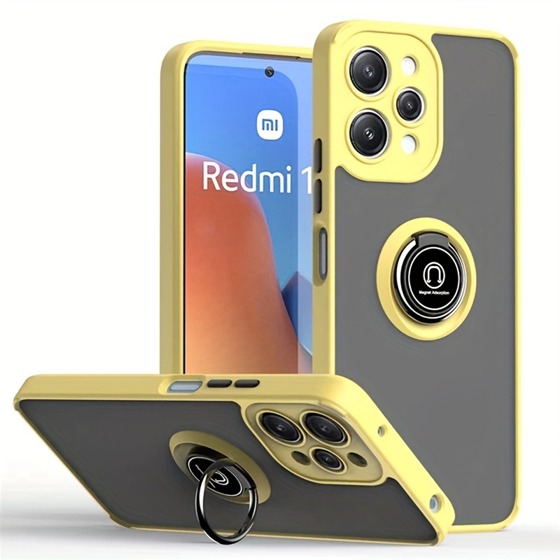 Shockproof Case Xiaomi Redmi 13c 12c 12 12 Back Phone Case - Temu