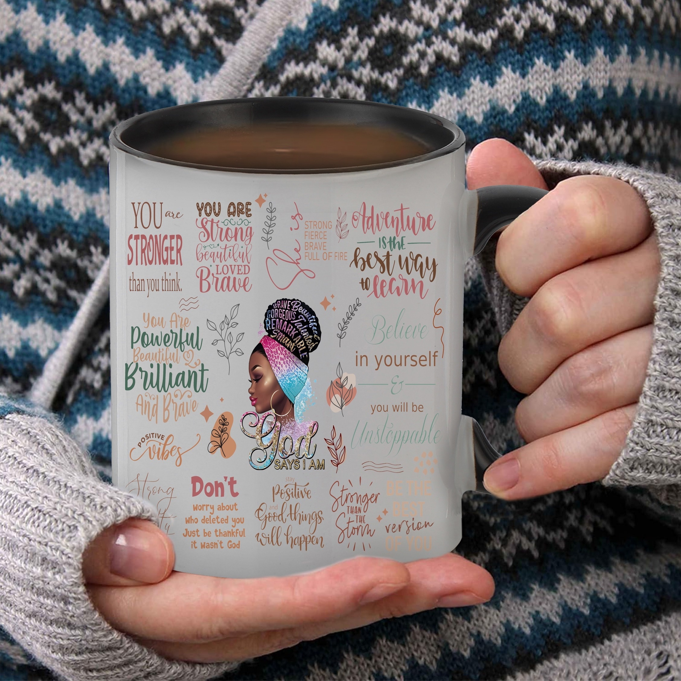 Camping Just A Woman Who Loves Camping Ceramic Coffee Mug