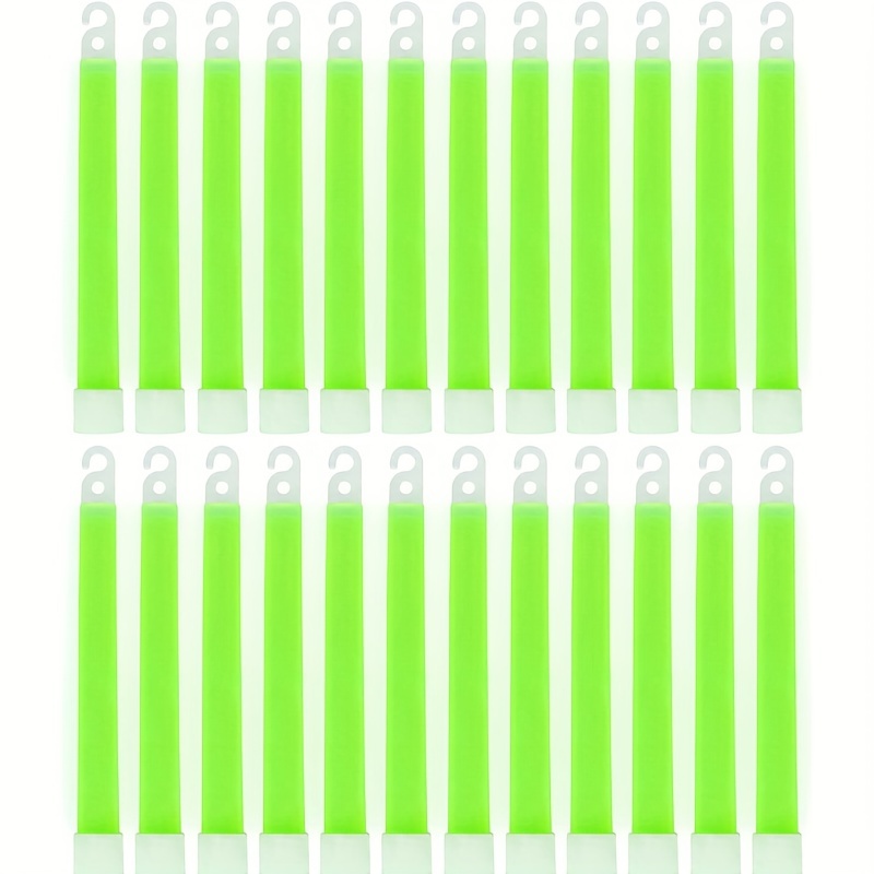 12 Hour Ultra Bright 6 Green Glow Sticks Camping Parties & More