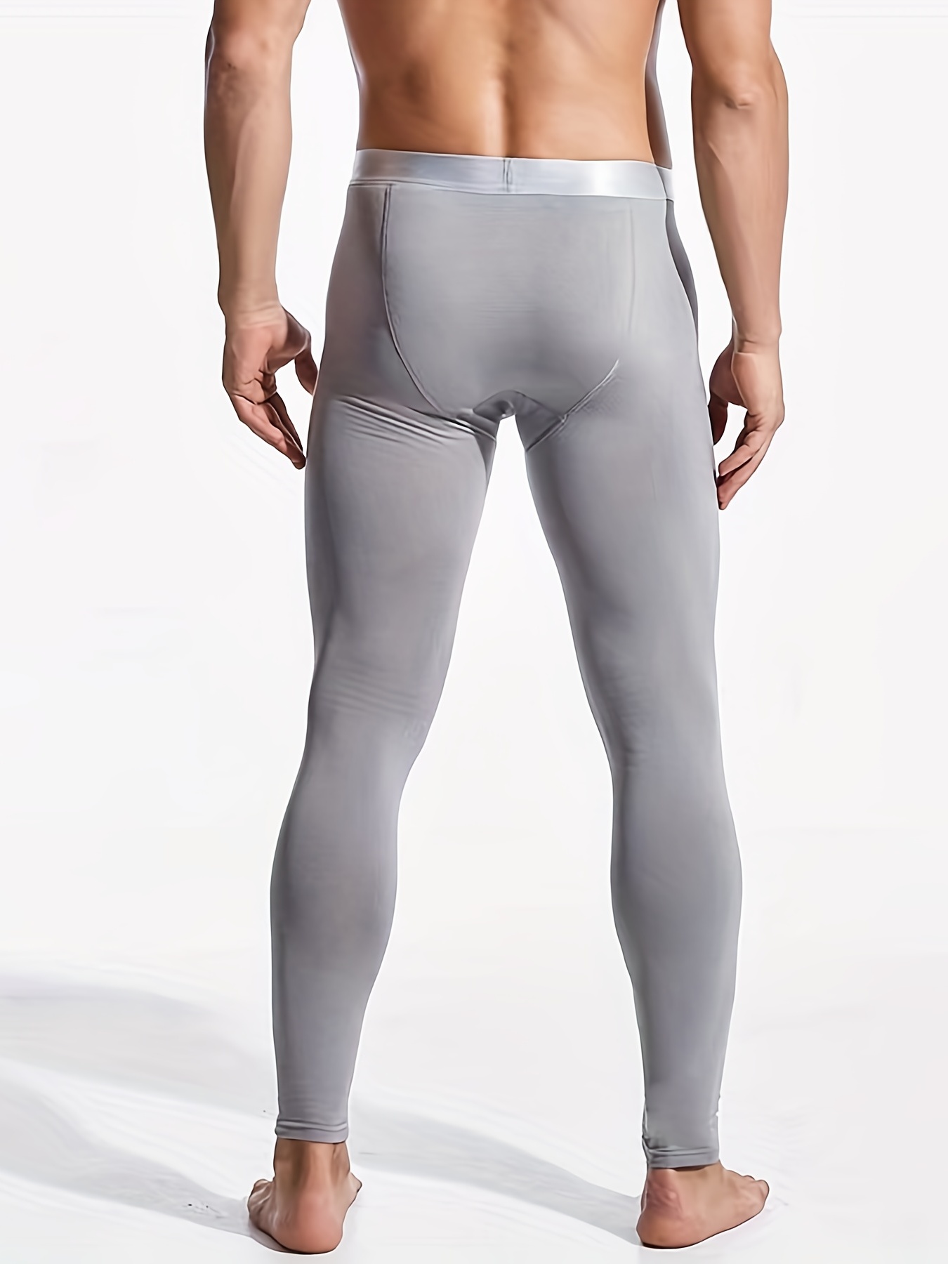 Men's Stretch Thermal Base Layer Leggings - Temu Canada