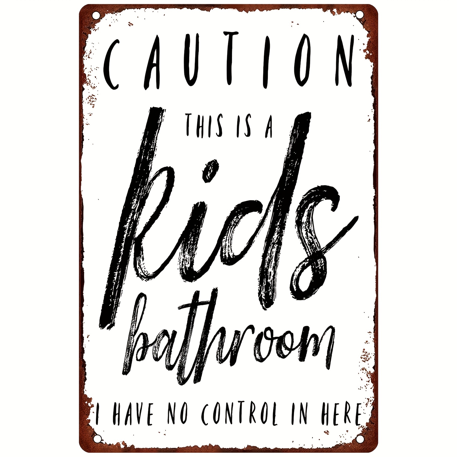 funny bathroom signs for kids