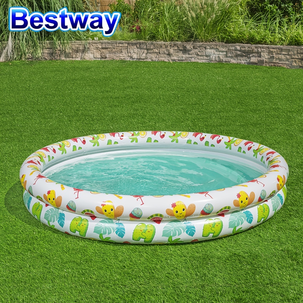 Piscina Inflable Bestway 2 Anillos Con Pelotas