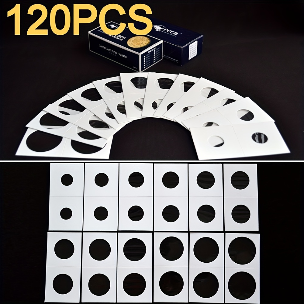 Coin Flip Mega Assortment 2x2 Cardboard Coin Holders For - Temu