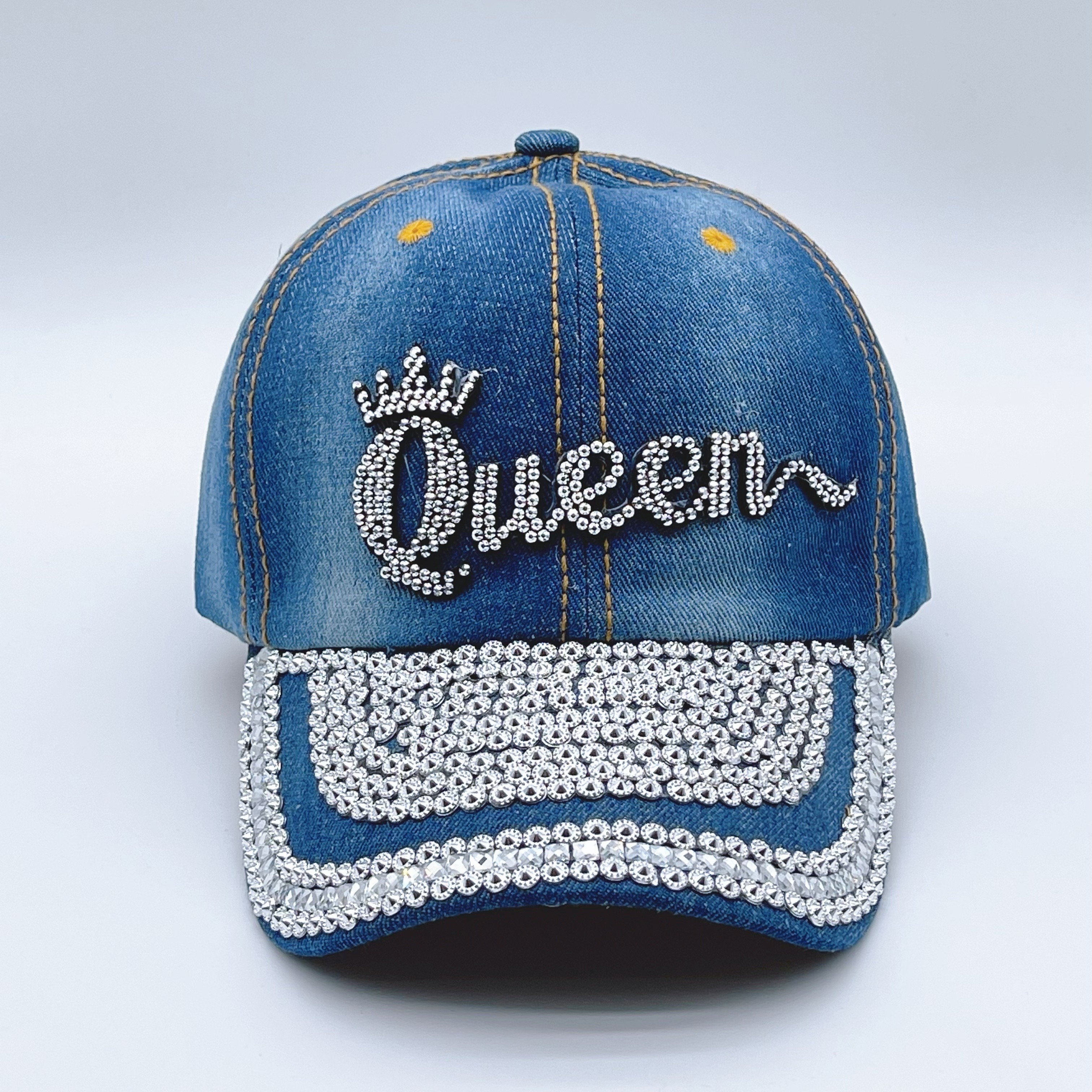 1KC | DISTRESSED BASEBALL HAT - ROYAL BLUE