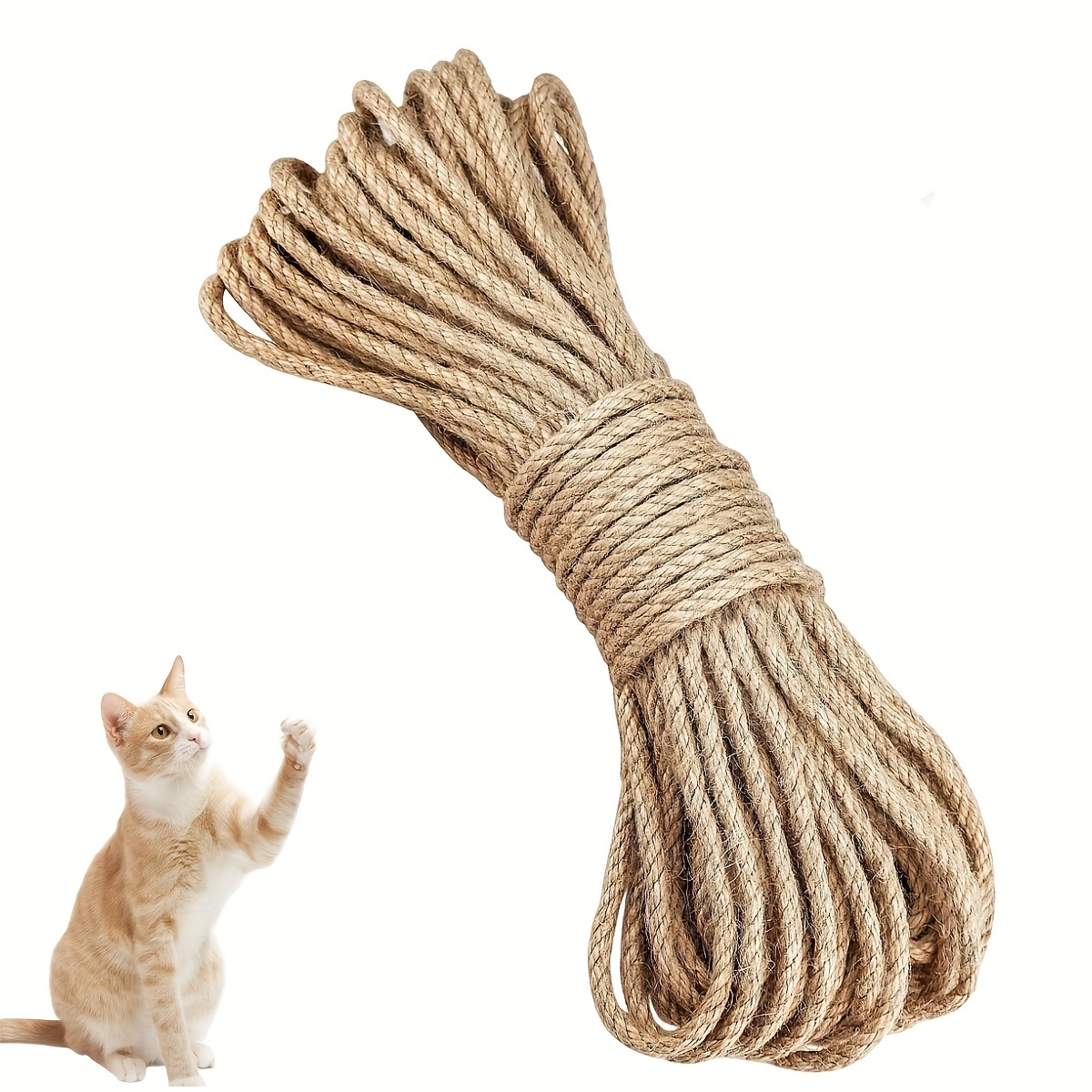 Natural Sisal Rope DIY, Rope for Crafts, Cat Scratcher Rope, DIY