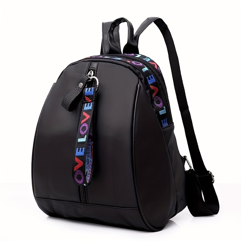 Backpack Student schoolbag Letter casual fashion travel small backpack  Multi-purpose computer bag duffel bag