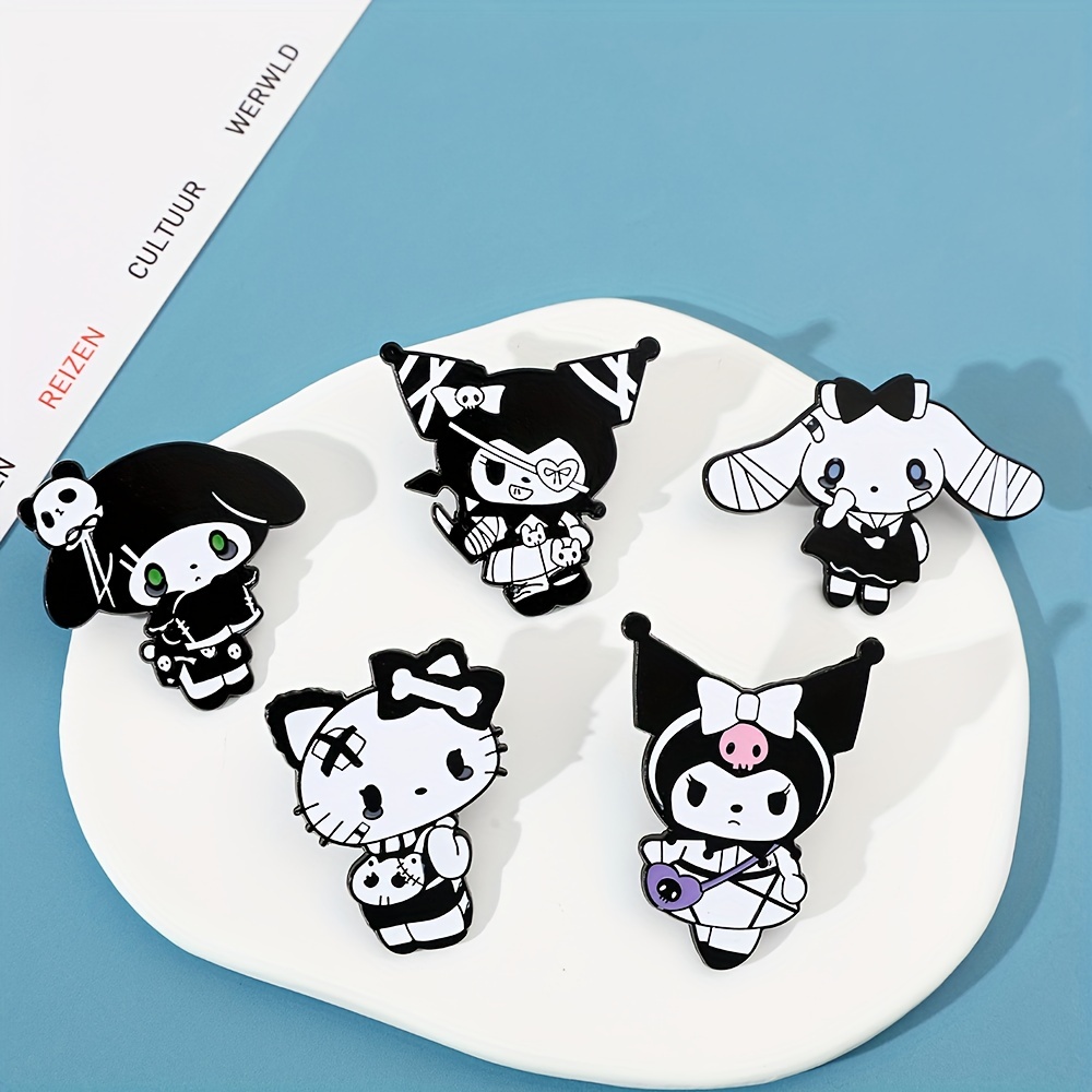 6 Pcs Anime Kitty Pins Anime Enamel Pins for Clothing Backpack Decoration  Gift