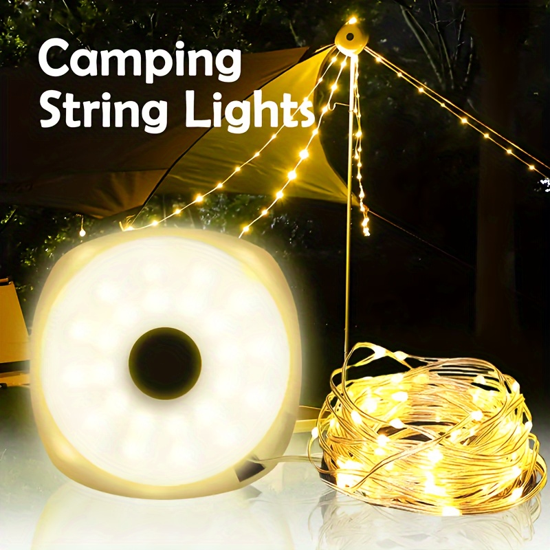 10m Waterproof String Light For Hiking And Camping Outdoor Canopy