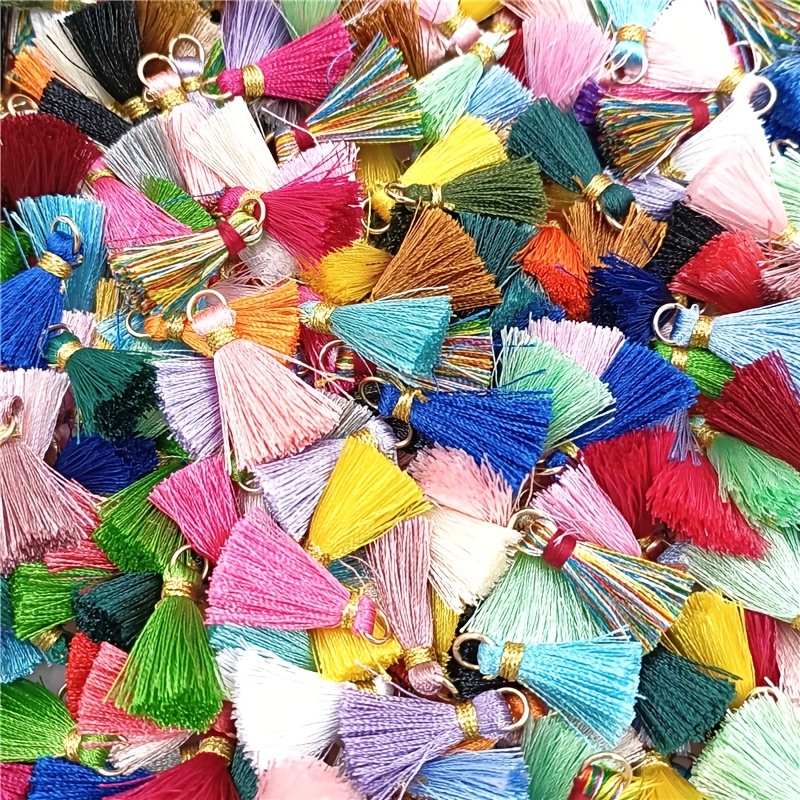 Mini Tassel Multicolor Tassels For Jewelry Diy Earring - Temu