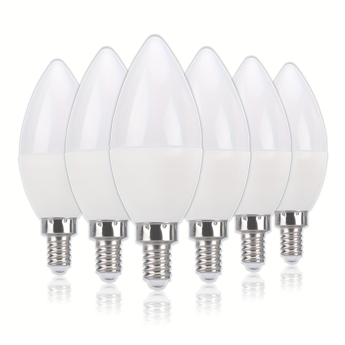 Pack of 5) LED Candle Light bulb SES/E14 4W 400LM 4000K