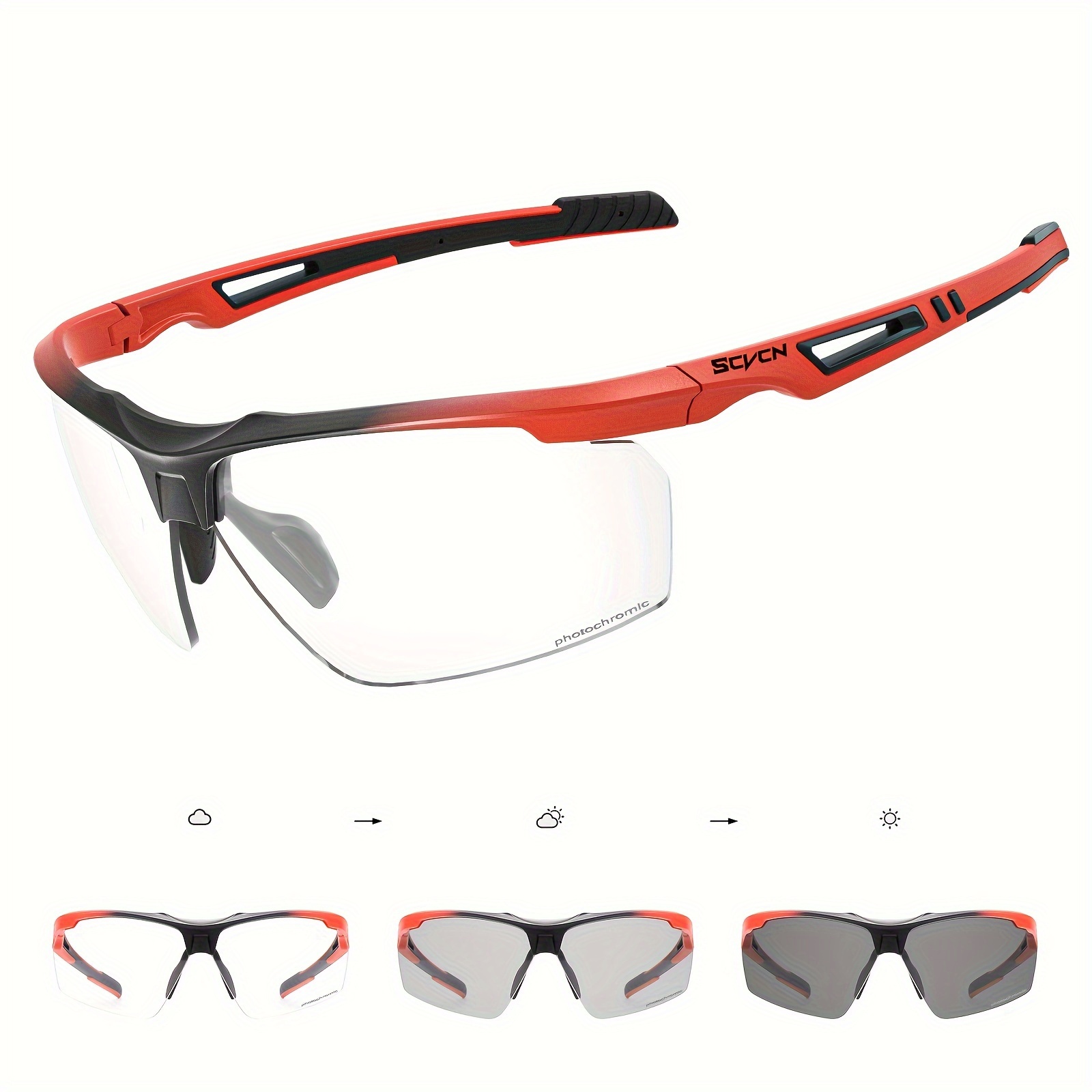 Colorful Windproof Eye Protection Sports Glasses, Outdoor Off Road Bicycle Riding Goggles, Safety Glasses Glasses H2342,Temu